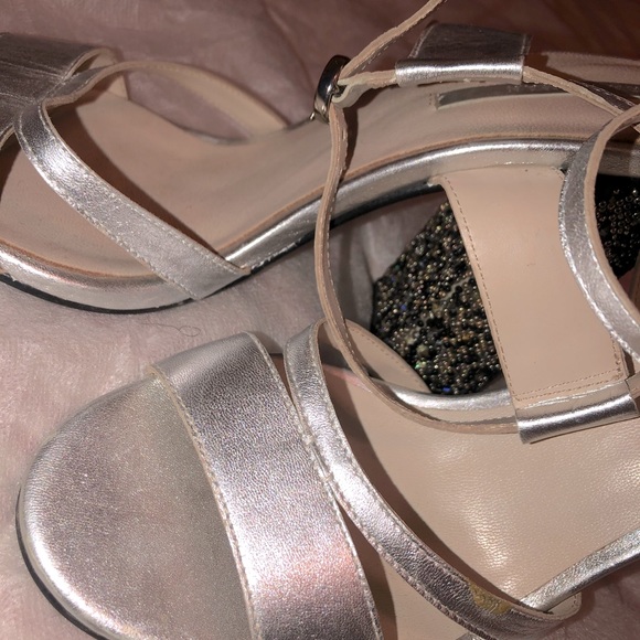 Zara woman silver heels - Picture 5 of 6